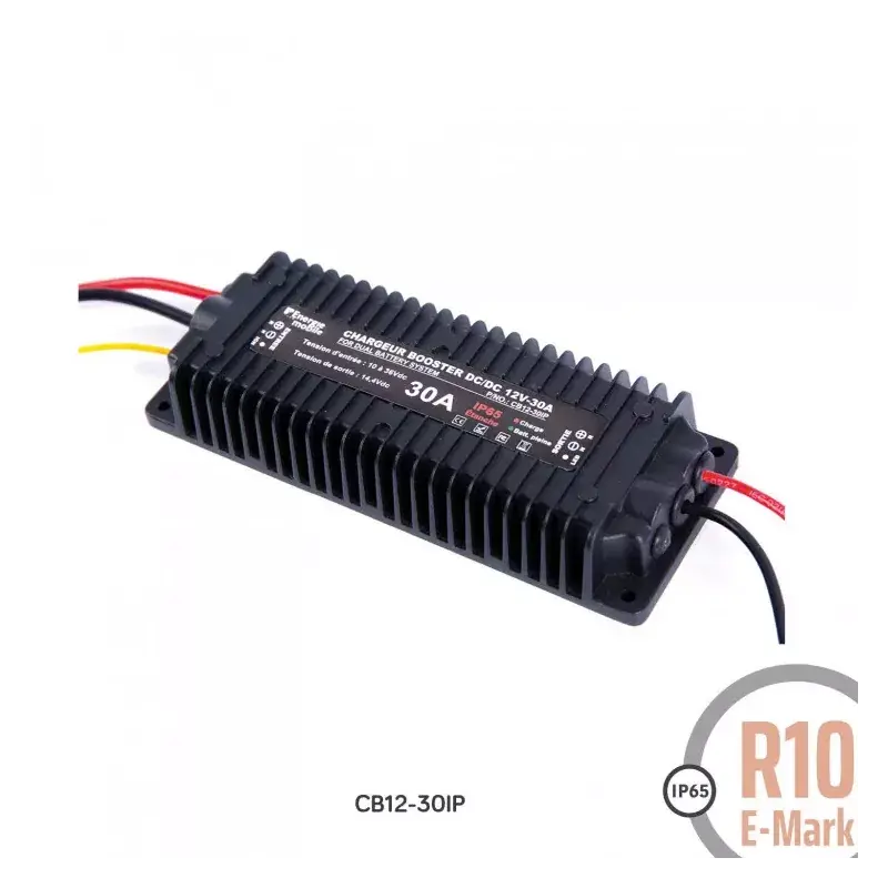ENERGIE MOBILE | CHARGEUR BOOSTER DC/DC 12V 30A | Ref: CB12 -3IP Acheter Direct