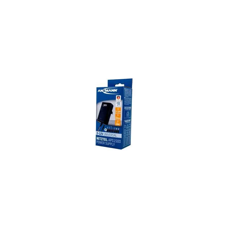 ANSMANN | ALIMENTATION UNIVERSEL 3/12V | Ref : 1201-0024 Fait Main