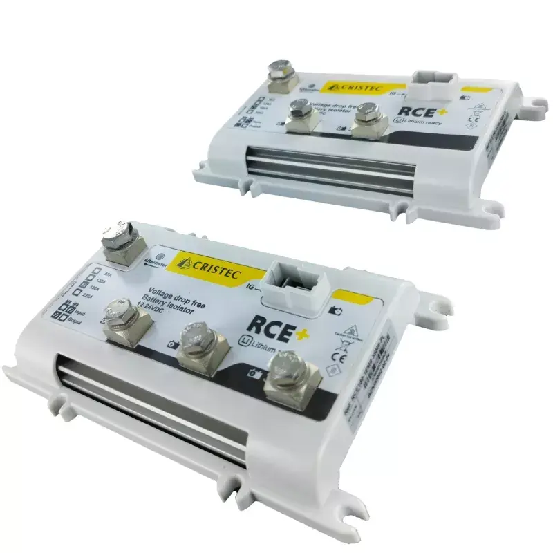 Nouveauté CRISTEC | REPARTITEUR CHARGE RCE+ 12/24V 80A | Ref : RCE80-1EM6-2SM6PL