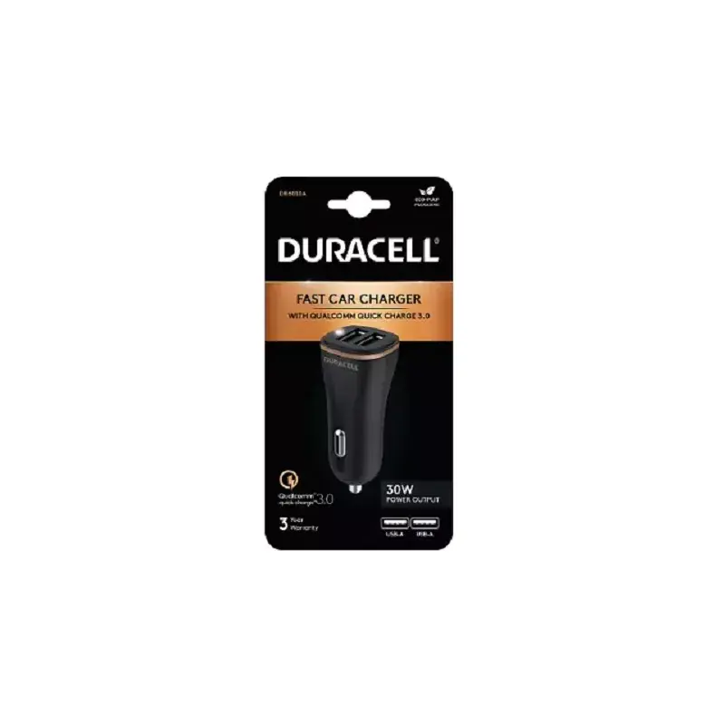 Must-Have CHARGEUR ALLUME CIGARE 2 PORTS USB-A 5V 3A DURACELL
