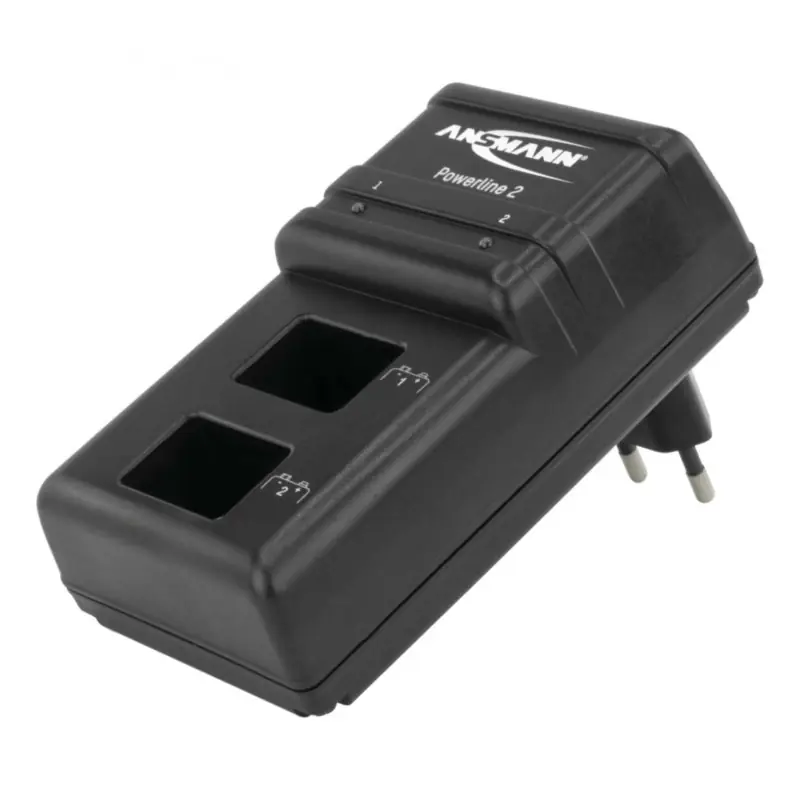 CHARGEUR ANSMANN POWERLINE 2 POUR 1-2 ACCUS 9V Certifié