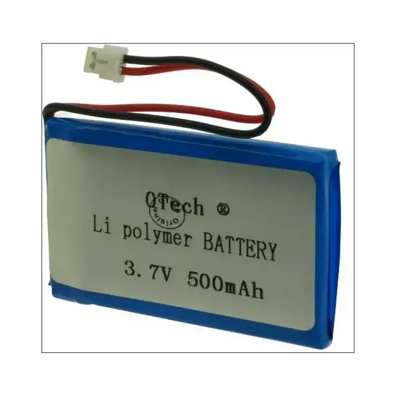 BATT LI.PO 3.7V 500MAH 2C+ CONNECTEUR APPLICATION DIVERS Gros Lot