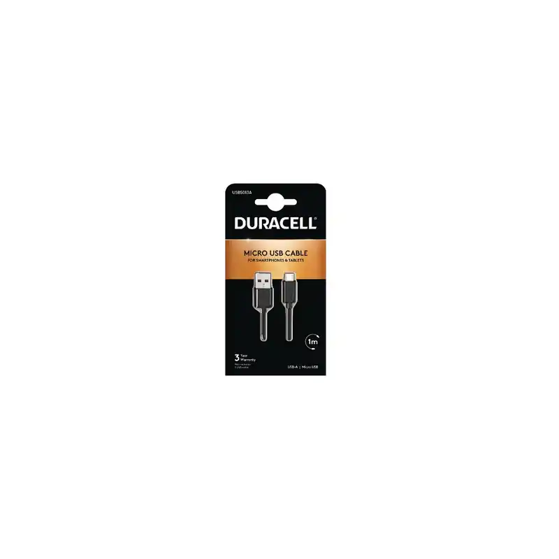 CABLEDE CHARGE USB/MICRO USB + SYNCHRONISATION DURACELL Jusqu’à Épuisement Des Stocks