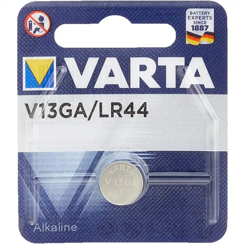 V13GA/LR44ELECTRONIQUE PILE ALCALINE BOUTON VARTA Livraison Gratuite