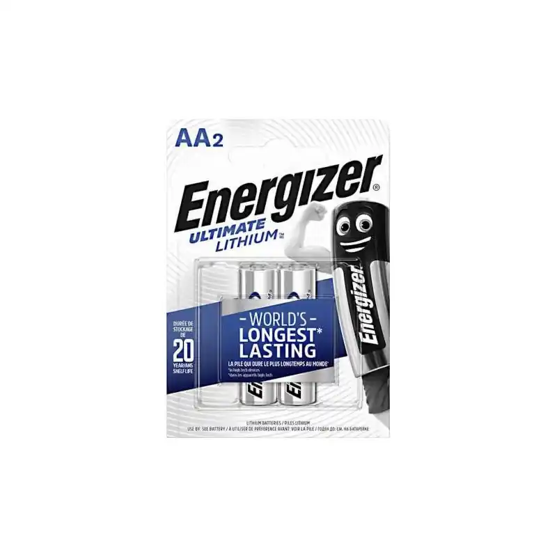 Quantité Limitée BL.2 PILES AA LITHIUM ENERGIZER 1.5V