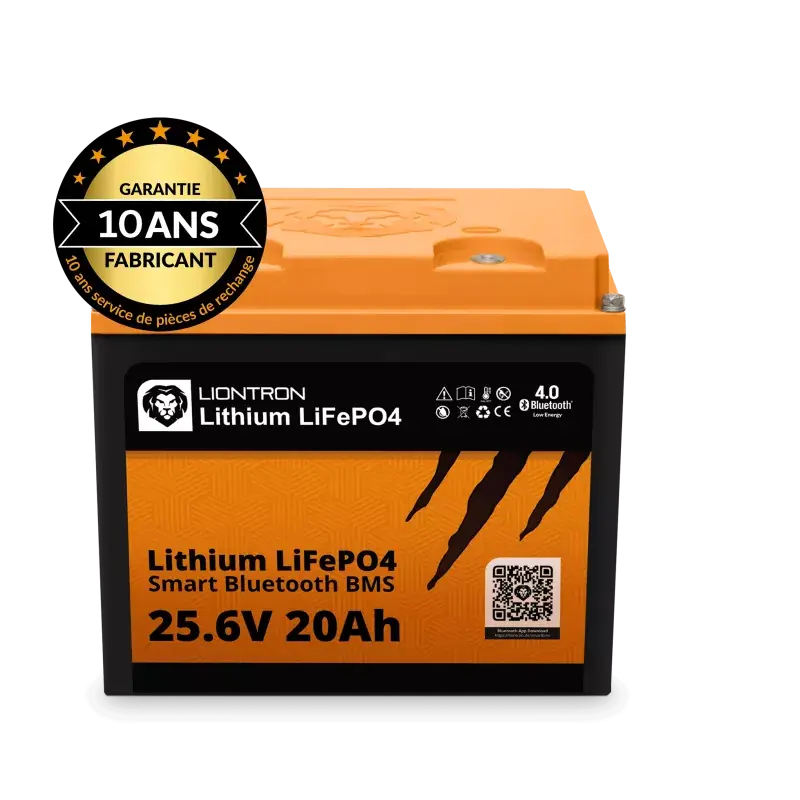 Marque BATT LISMART2420LX LIONTRON LiFePO4 25,6V20Ah LX smart BMS avec Bluetooth
