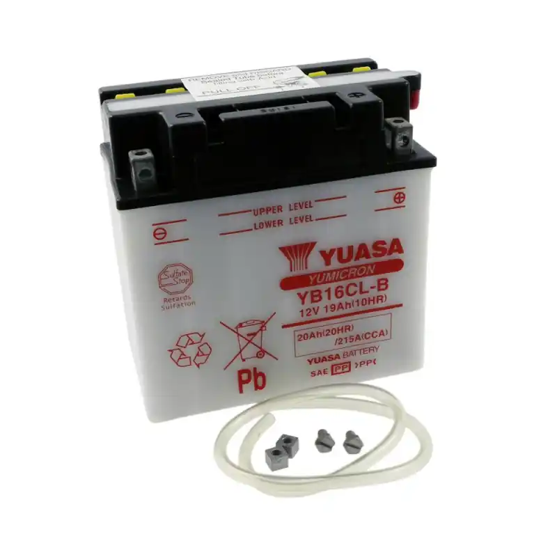 YB16CL-B YUASA 12V 19AH +D *5* Marque