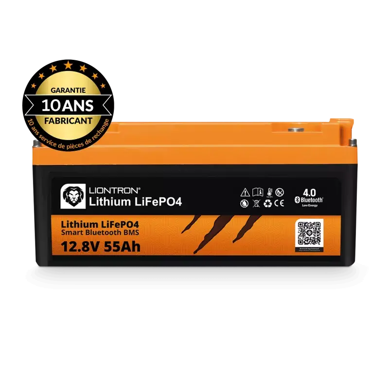 BATT LISMART1255LX-M LIONTRON LiFePO4 12,8V55Ah LX smart BMS Bluetooth IP67 Acheter En Ligne