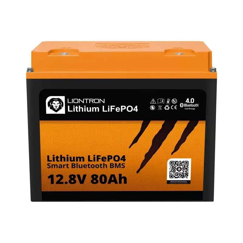 BATT LISMART1280LX LIONTRON LiFePO4 12,8V80Ah LX smart BMS avec Bluetooth Expédition Rapide
