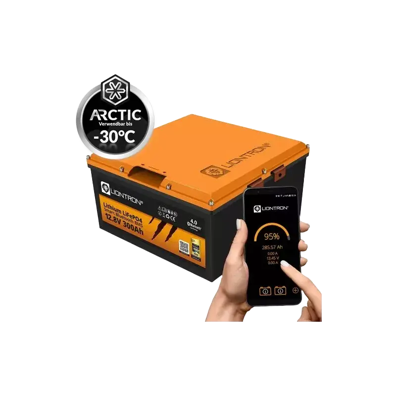 BATT LIDUCSM12300LX-A LIONTRON LiFePO4 12,8V 300Ah LXArctic Sous-siège BMS/BT Jusqu’à Épuisement Des Stocks