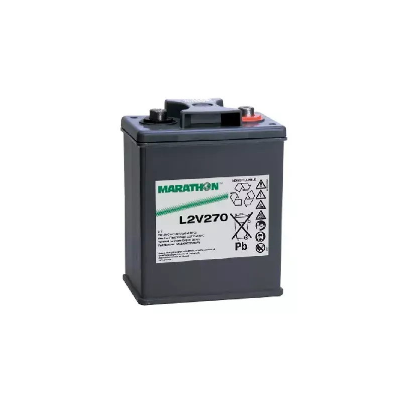 Commande En Gros L2V270 BATT. AGM MARATHON L 2V 270A C10