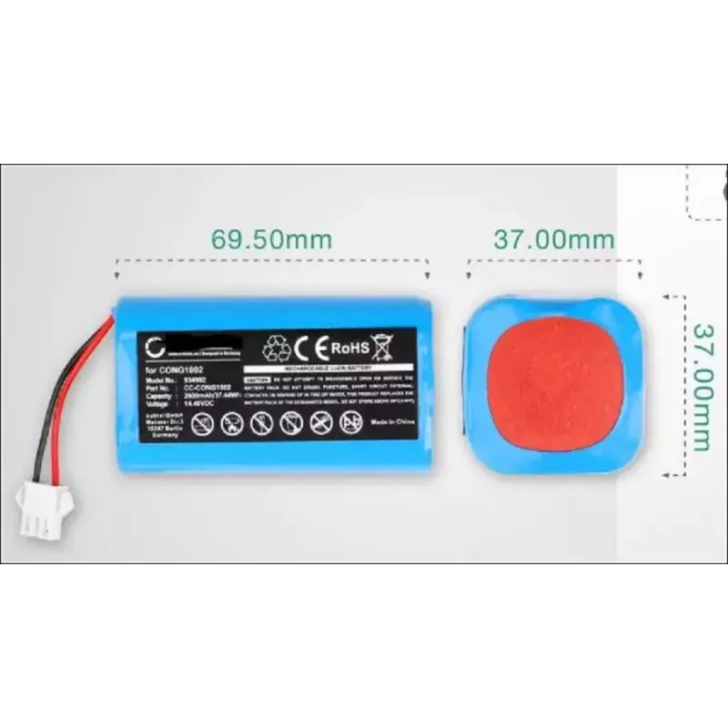 Dernière Chance BATT.ASF 14.4V 2.6A TYPE CECOTEC CONGA 990.950.1190 LI.ION 4SP1