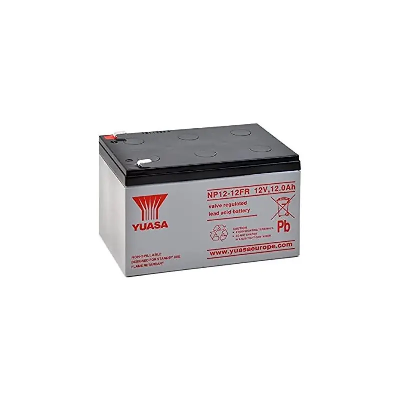 Garantie Incluse BATT.AGM YUASA NP12-12FR 12V 12AH PB UL94/V0 *P192*