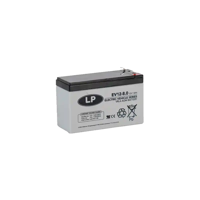 BATT AGM V LPC12-7/8T1/EV120072/80 T1 12V 7A/8AC10 *5* CYCLAGE Remise