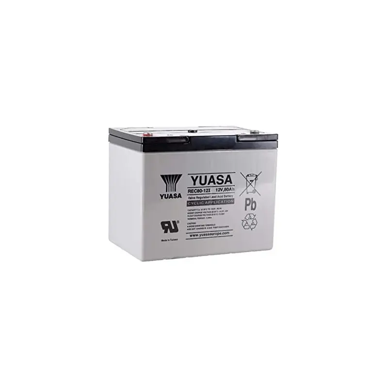 Bon Plan BATT.AGM YUASA CYCLAGE REC80-12I 12V 80AH C20