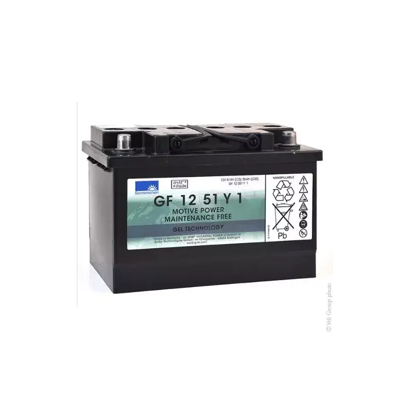 Commander Maintenant GF12051Y1 BATT.GEL SONNENSCHEIN 12V 51A C5 TRACTION RENFORCEE