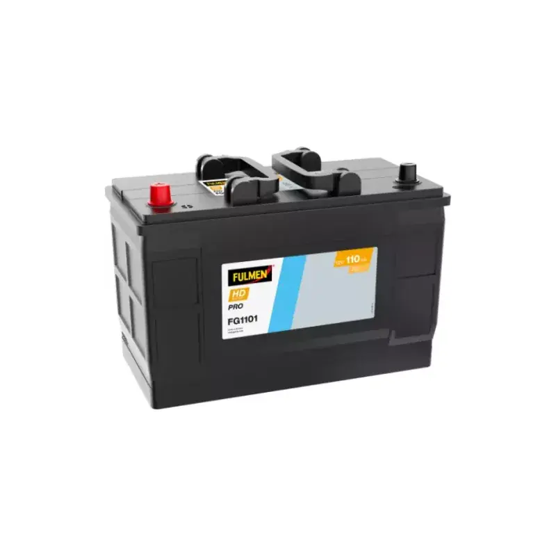 Dernier Modèle FULMEN | BATTERIE POIDS LOURDS 12V 110Ah | Ref : FG1101