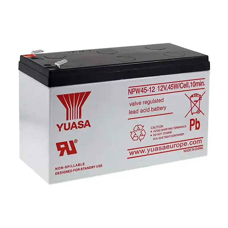 Réduction BATT.AGM YUASA NPW45-12L 12V 7.5A C10 DECHARGE RAPIDE UPS * SUR DEMANDE *
