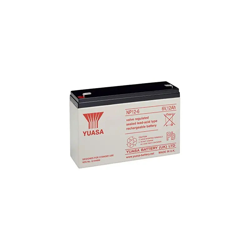 Promotion Saisonnière BATT.AGM YUASA NP12-6 6V 12A PB *P400*