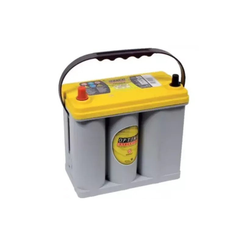 Vente Directe YTS2.7-D51 OPTIMA JAUNE 12V 38A 460A EN +G SEMI-TRACTION