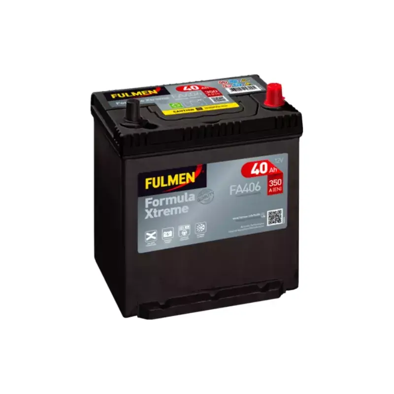 FULMEN | BATTERIE AUTOMOBILE 12V 40Ah | Ref : FA406 Bon Plan