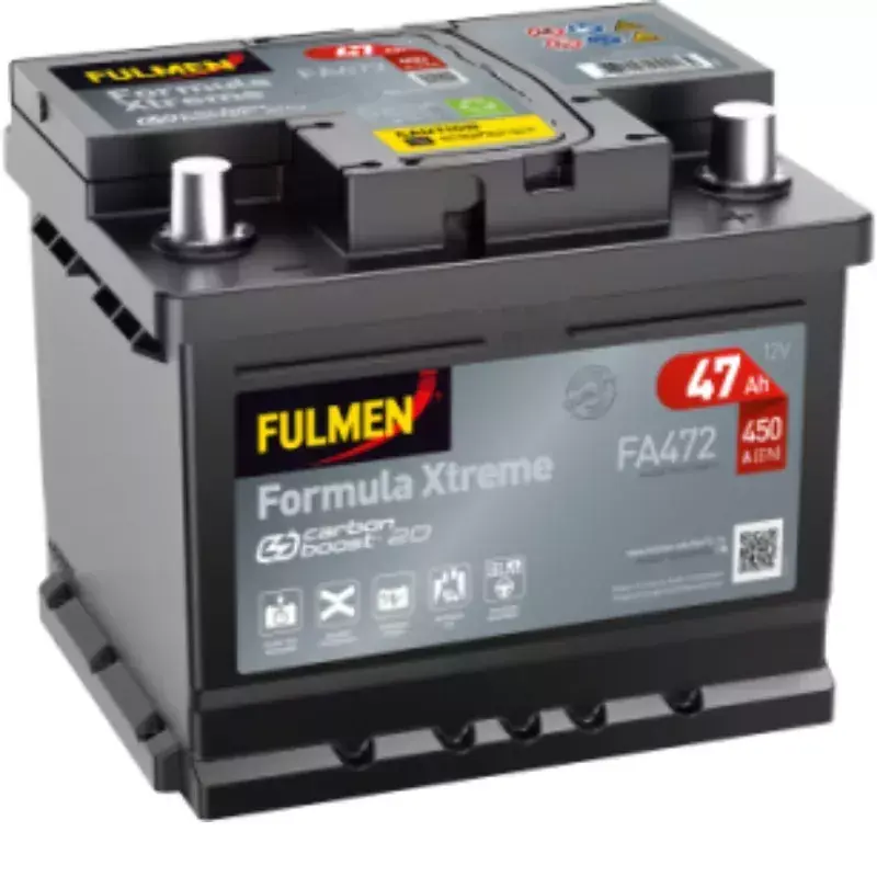 FULMEN | BATTERIE AUTOMOBILE 12V 47Ah | Ref : FA472 Pas Cher