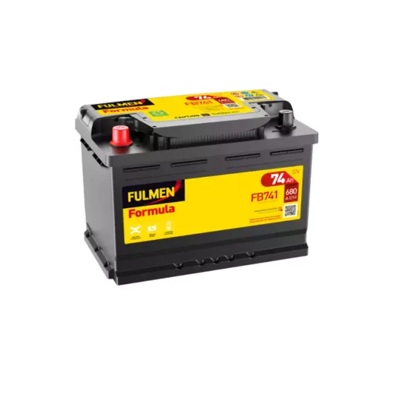 Authentique FULMEN | BATTERIE AUTOMOBILE 12V 74Ah | Ref : FB741