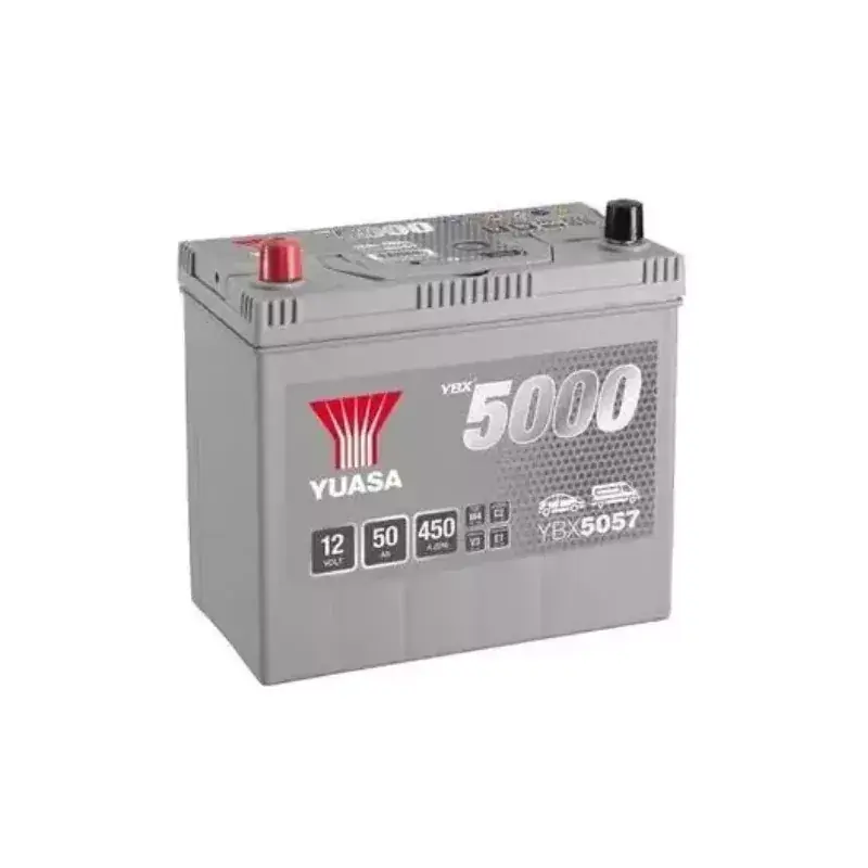 Commander Maintenant YUASA | BATTERIE AUTOMOBILE 12V 50Ah | Ref : YBX5057 | PMB