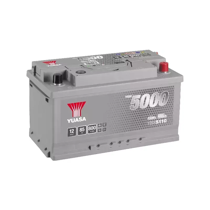 Usine Directe YUASA | BATTERIE AUTOMOBILE 12V 85Ah | Ref : YBX5110 | PMB