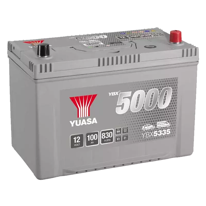 Achetez Aujourd’hui YUASA | BATTERIE AUTOMOBILE 12V 100Ah | Ref : YBX5335 | PMB