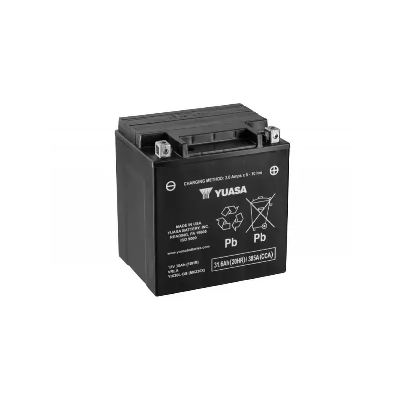 YIX30L-BS YUASA MF 12V 30AH +D *1*RENFORCEE Vente Directe