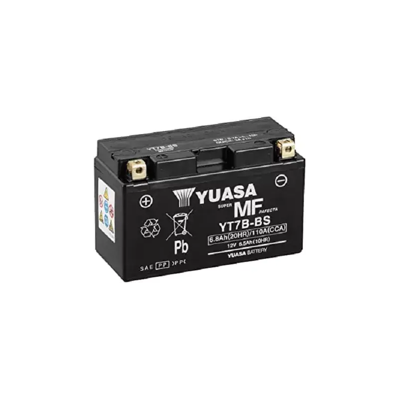 Nouvelle Collection YT7B-BS YUASAMF 12V 6.5AH +G *6*