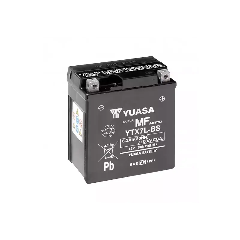 Offre Du Jour YTX7L-BS YUASA 12V 6AH +D *5*