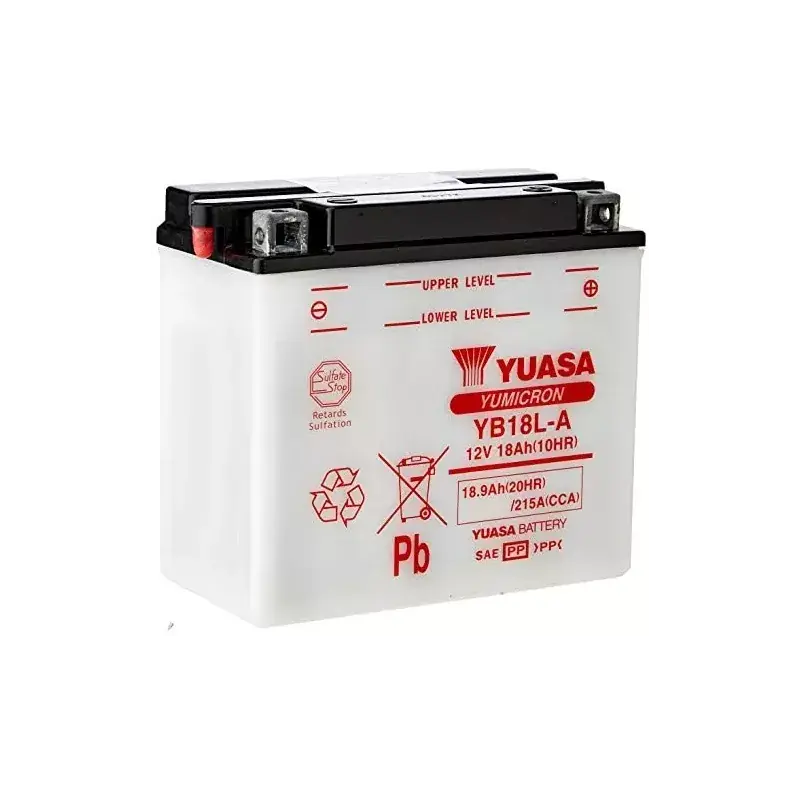 YB18L-A YUASA 12V 18AH +D *5* Quantité Limitée