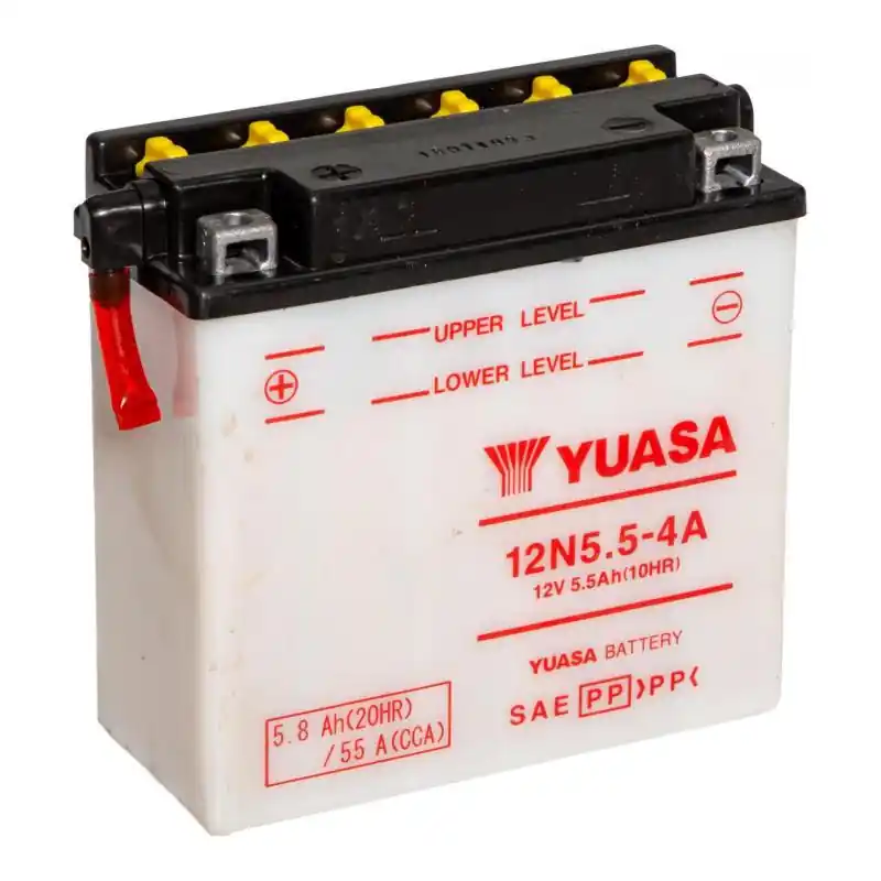Achat Immédiat 12N5.5-4A YUASA 12V 5.5AH +G
