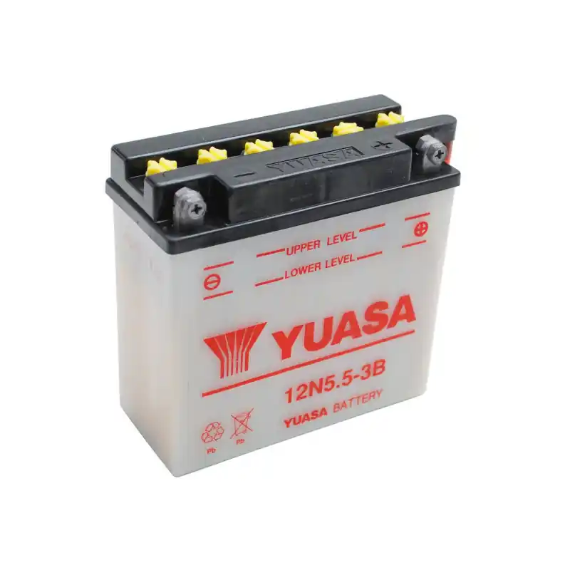 12N5.5-3B YUASA 12V 5.5AH +D Quantité Limitée