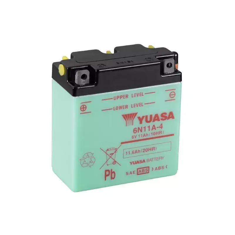 Top Vente 6N11-A4YUASA 6V 11AH +G