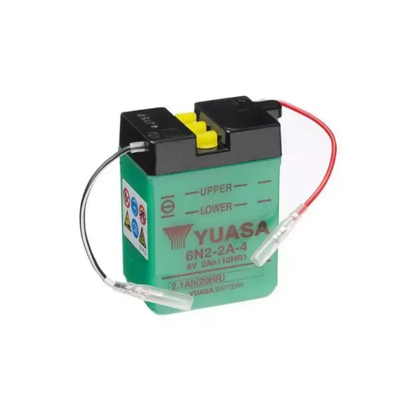 Expédition Rapide 6N2-2A/6N2-2A4 YUASA 6V 2AH +G