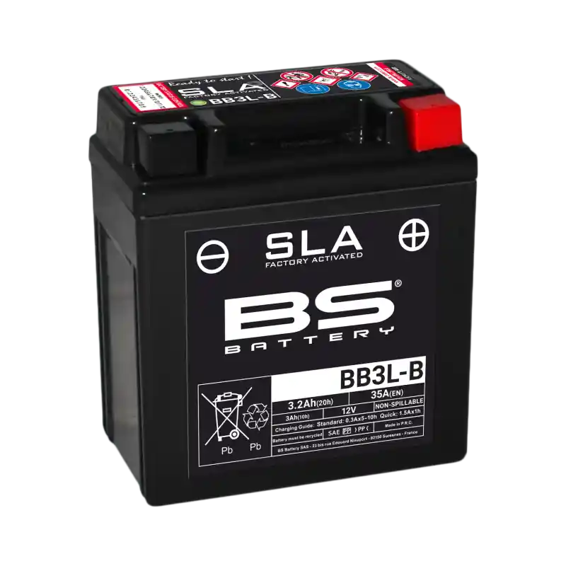 Satisfait Ou Remboursé BB3L-B/BB3-LASLA (FA) 12V 3AH +D *12*