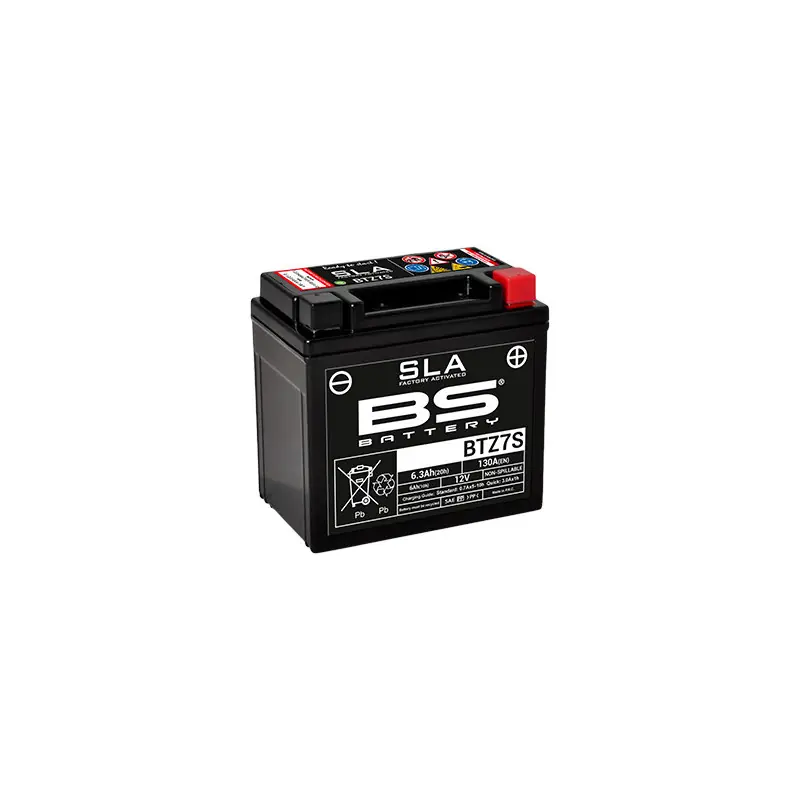 Remise BTZ7S / YT6B3 12V 6AH +D *8*