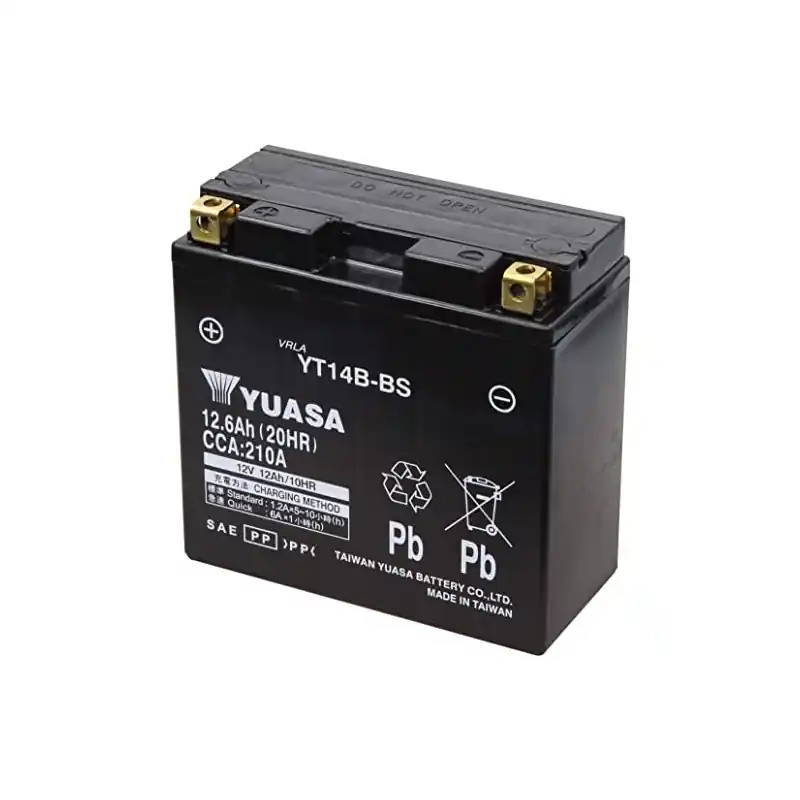 YT14B/YT14B-BSYT14B-4 YUASA WC 12V 12AH*6* "ACTIVEE EN USINE" Usine Directe
