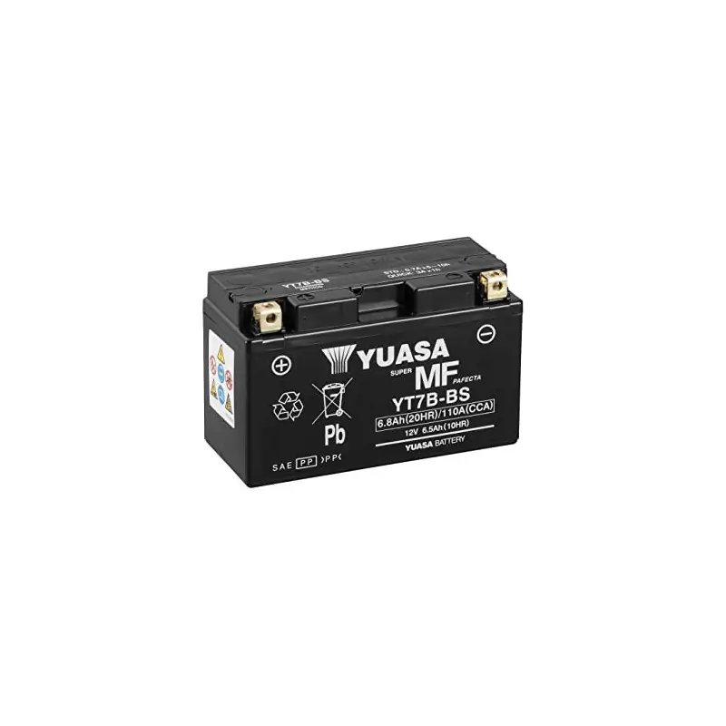 Affaire À Saisir YT7B/YT7B-BS YUASA 12V 6.5AH +G *8* "ACTIVEE EN USINE"