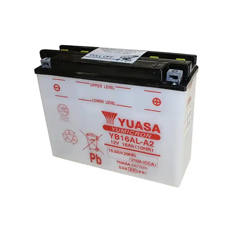 YB16AL-A2 YUASA 12V 16AH +D *5* Commander Maintenant