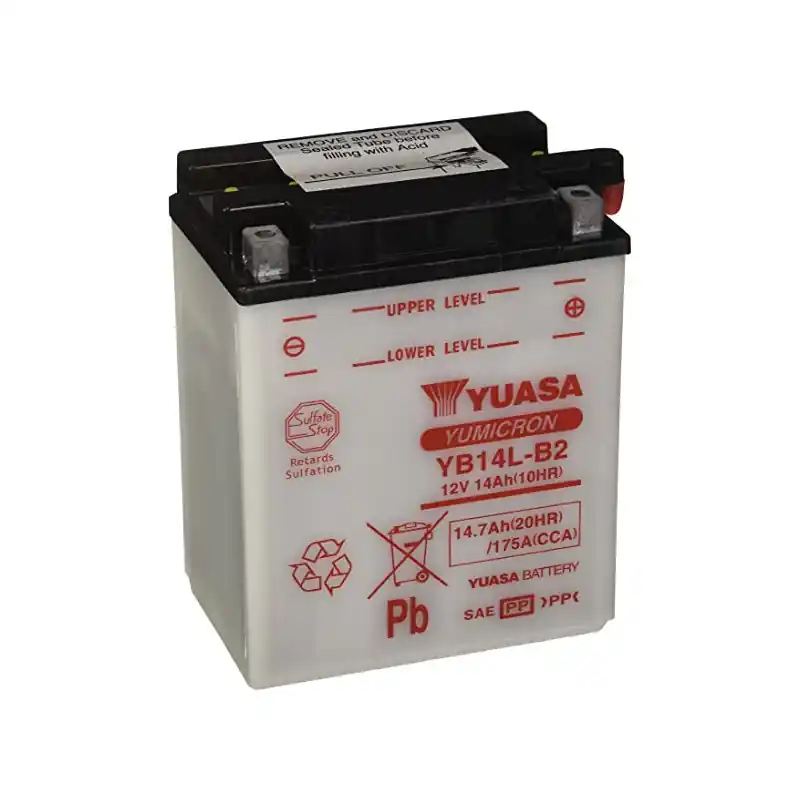 YB14L-B2 YUASA 12V 14AH +D *5* Quantité Limitée