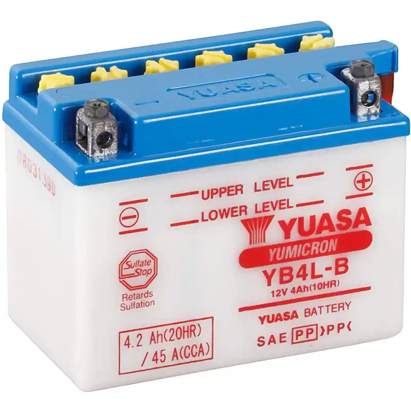 YB4L-BYUASA 12V 4AH +D *10* Nouvel Arrivage