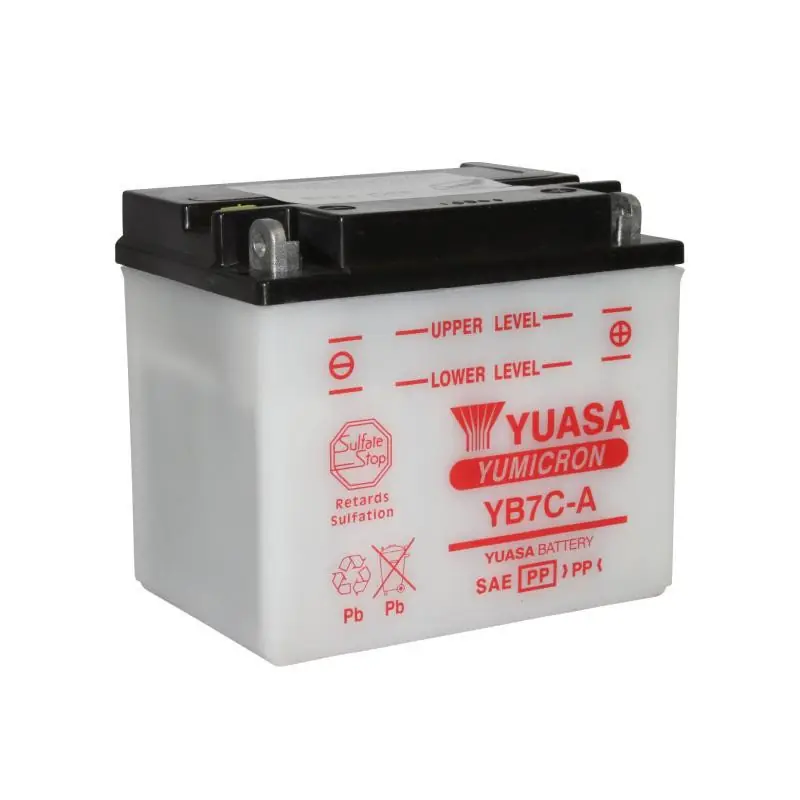 YB7C-A YUASA 12V 8AH +D *5* Dernière Chance