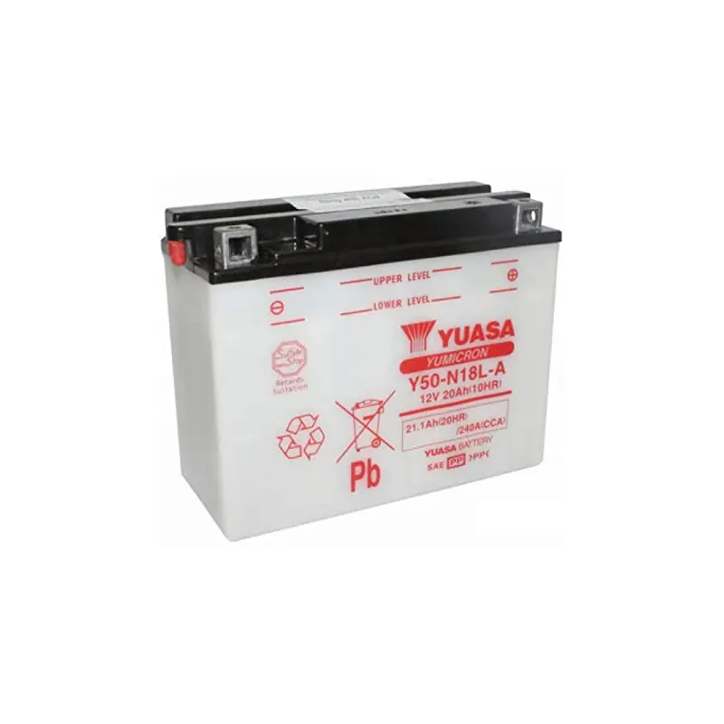 Y50-N18L-A YUASA 12V 20AH +D *5* Remise