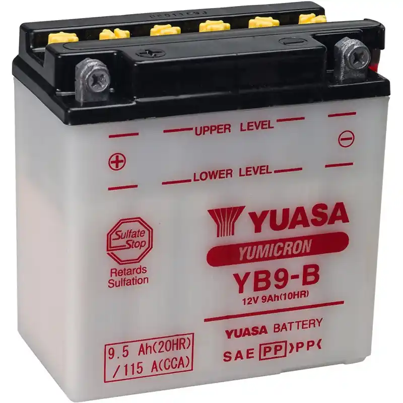 YB9-B YUASA 12V 9AH +G *5* Acheter Direct