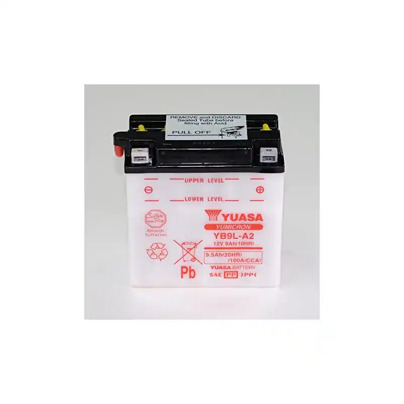 YB9L-A2 YUASA 12V 9AH +D *5* Meilleure Vente