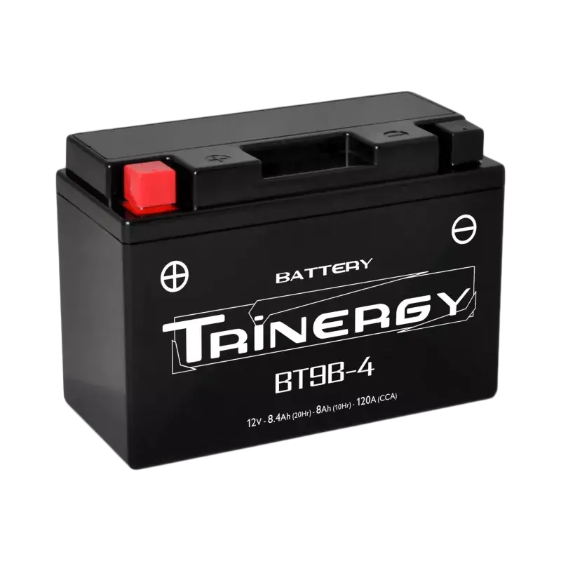 BB9-B 12V 9.5AH 120A/CCA +G *6* BATTERIE MOTO TRINERGY Fait Main